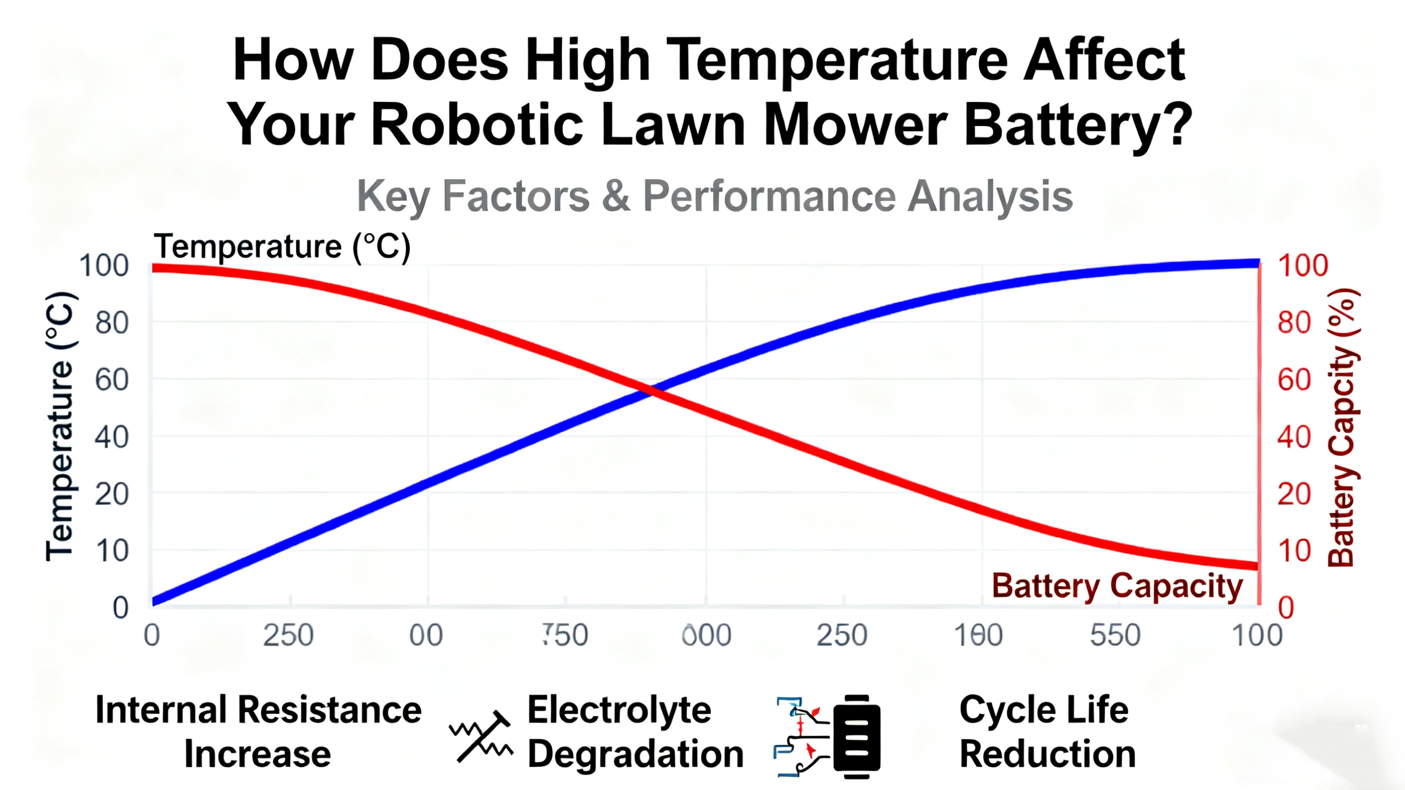 Wie wirken sich hohe Temperaturen auf den Akku Ihres Mähroboters aus?