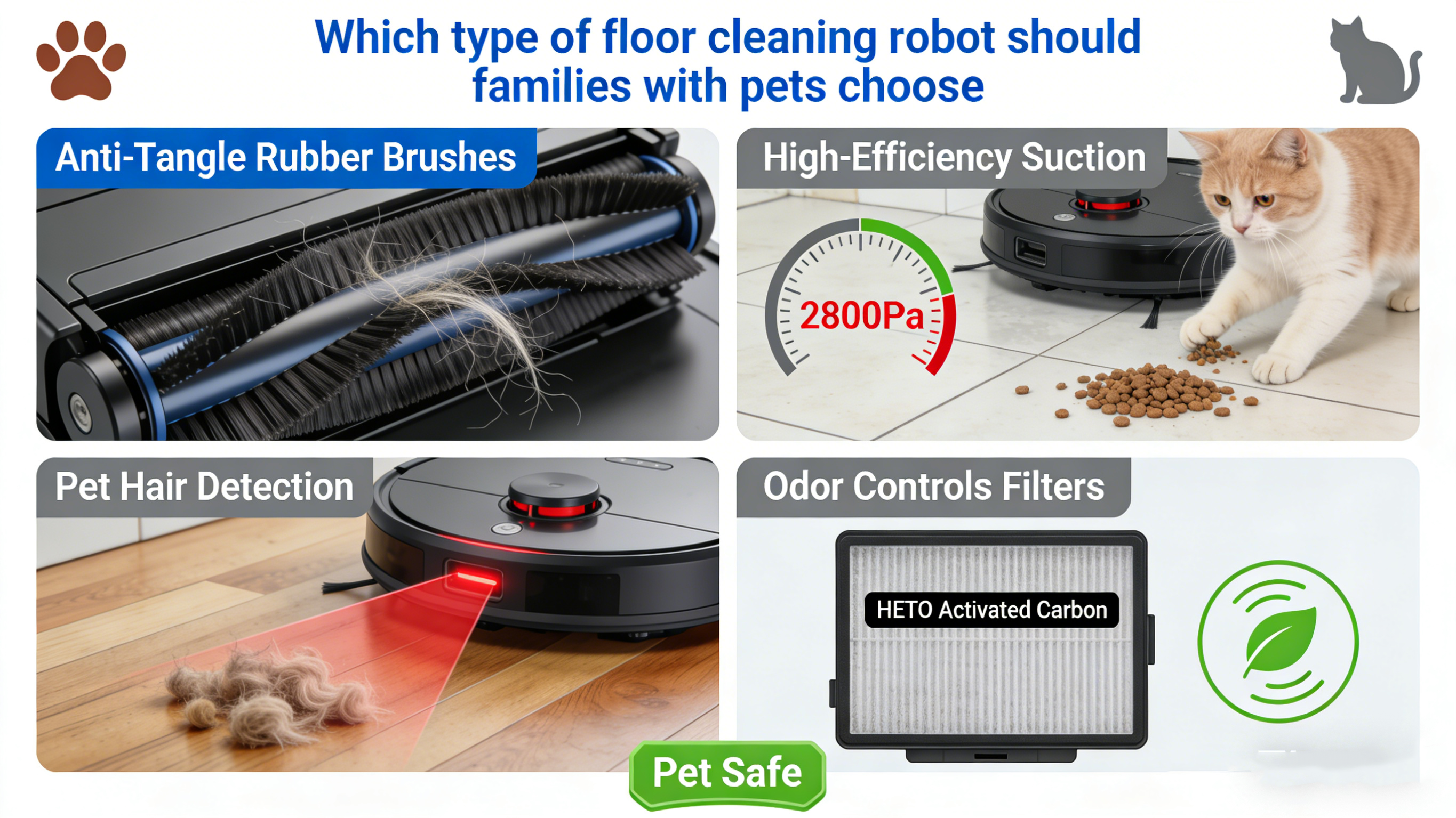 Welche Art von Bodenreinigungsroboter sollten Familien mit Haustieren wählen?