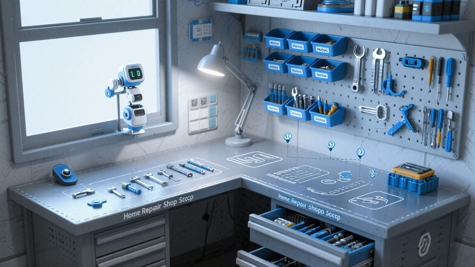 Wie richte ich zu Hause eine Reparaturgeschäfte für die Reparatur von Roboterroboter ein?