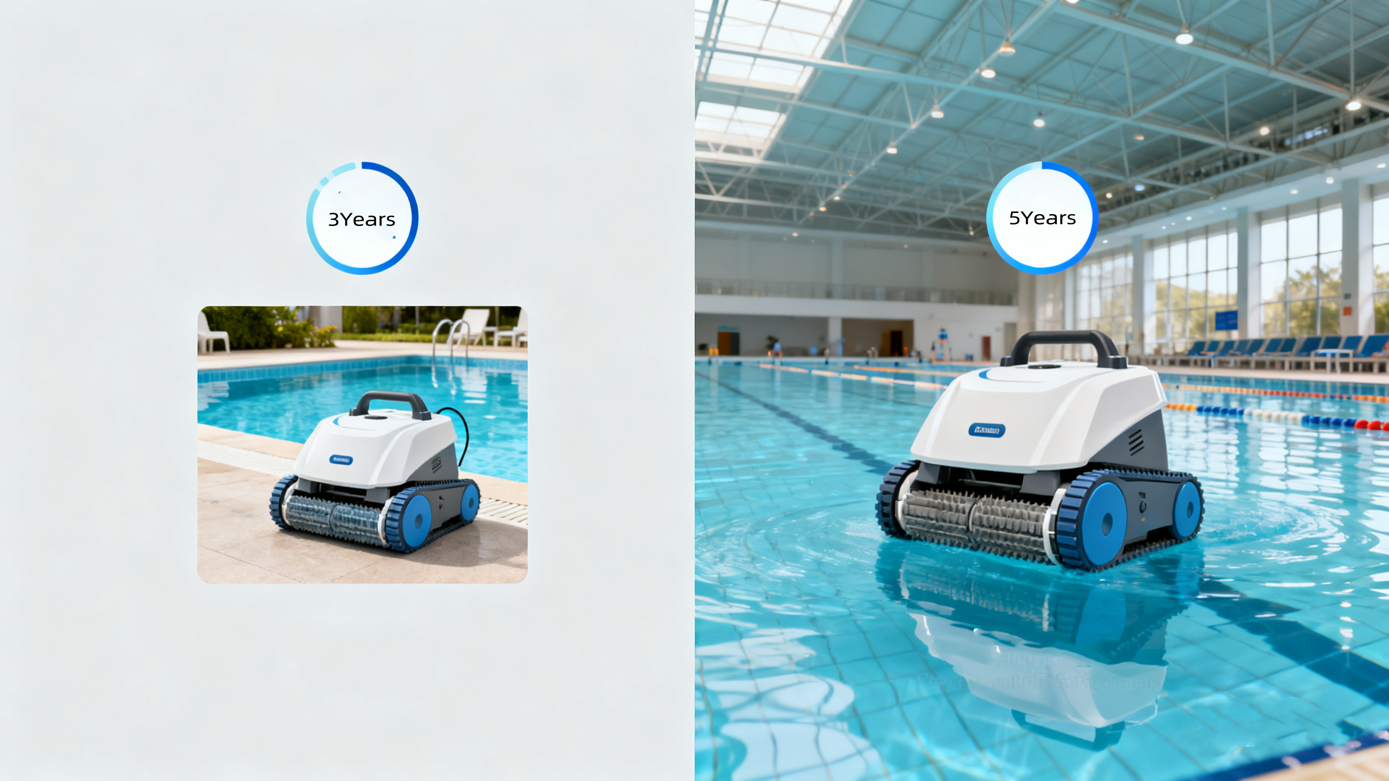 Wie lange dauern die Roboter der Poolreinigung?