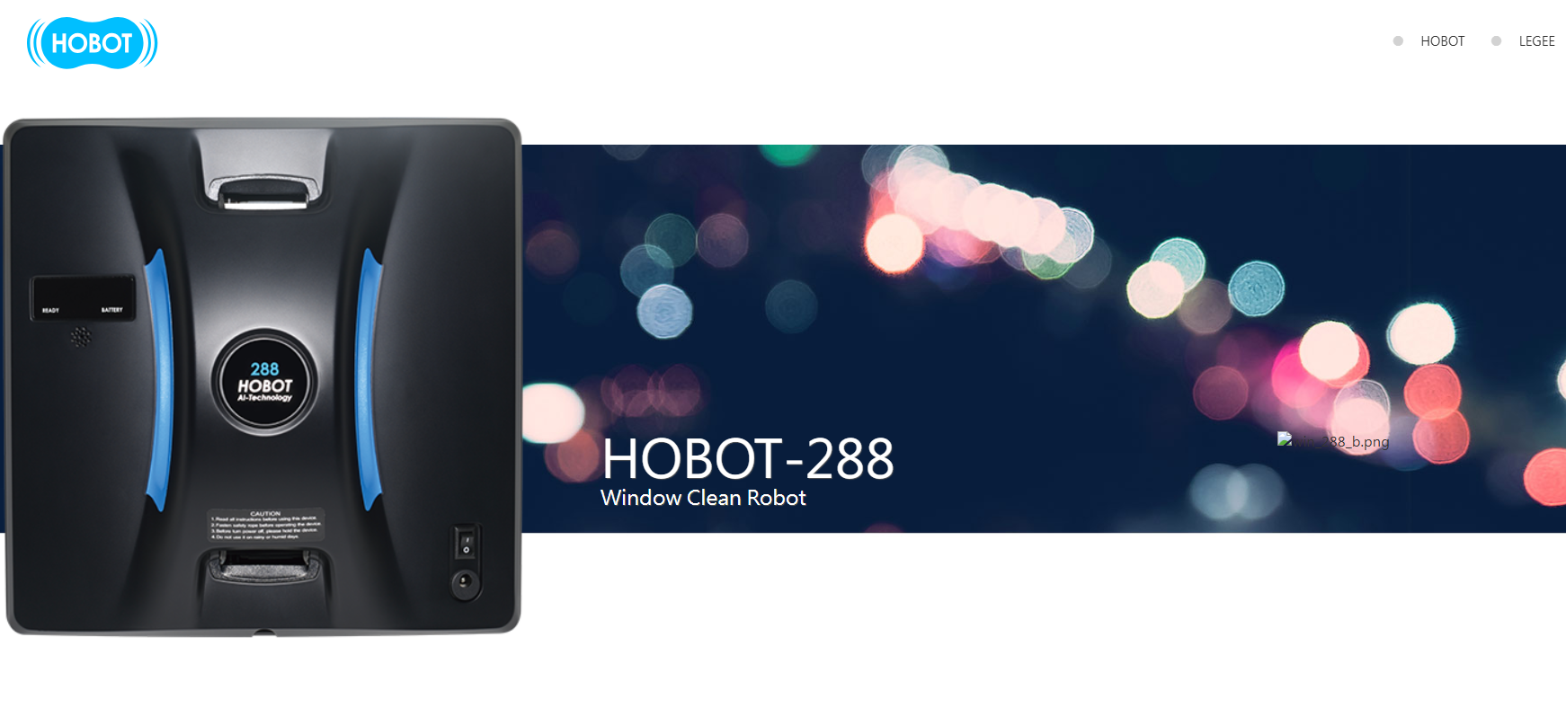 Hobot -Fensterputzroboter