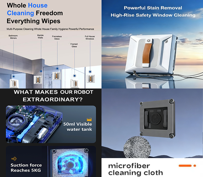 Automatischer Fensterputzroboter