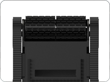 Doppelwalzenbürsten