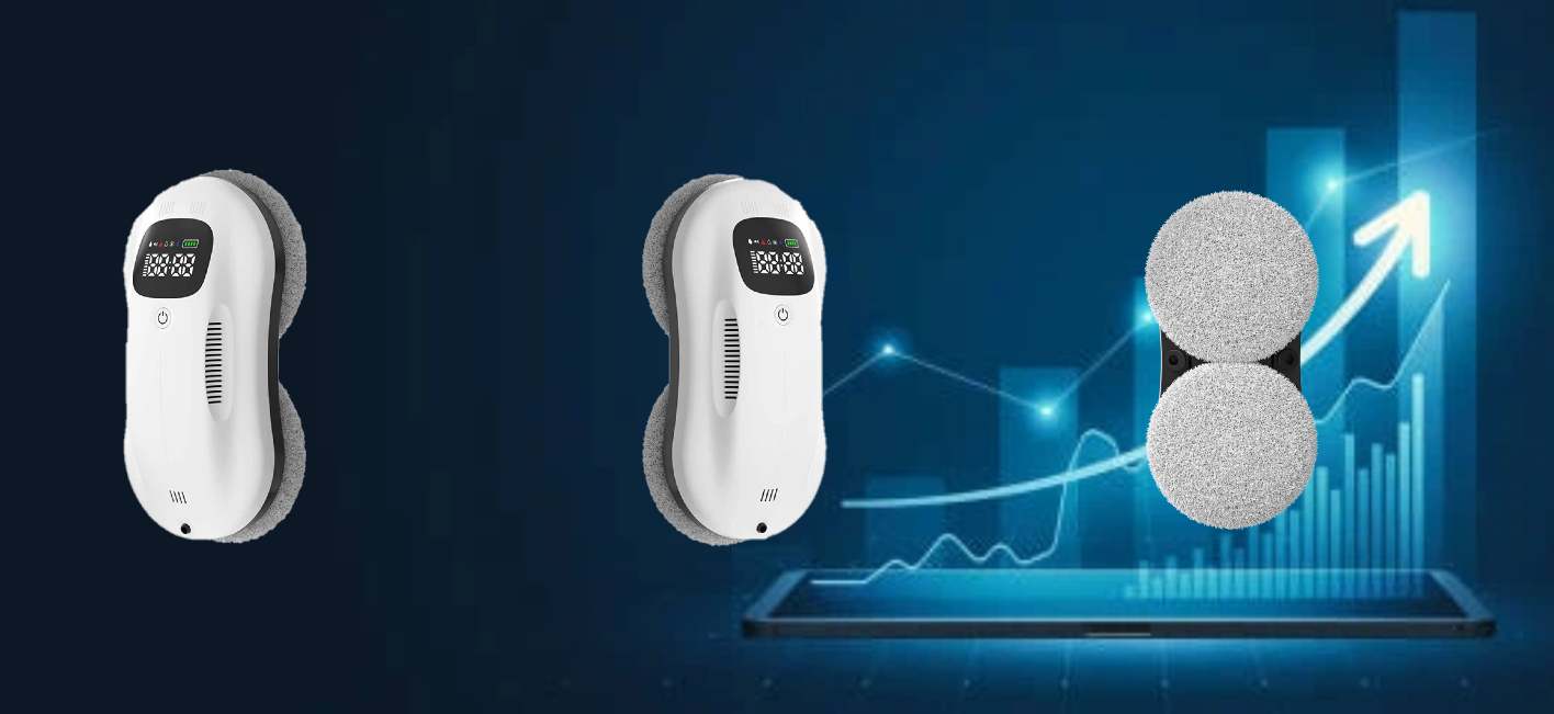 Runder Fensterreiniger VS, Quadratischer Fensterreiniger