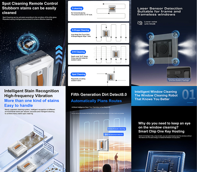 Automatischer Fensterputzroboter