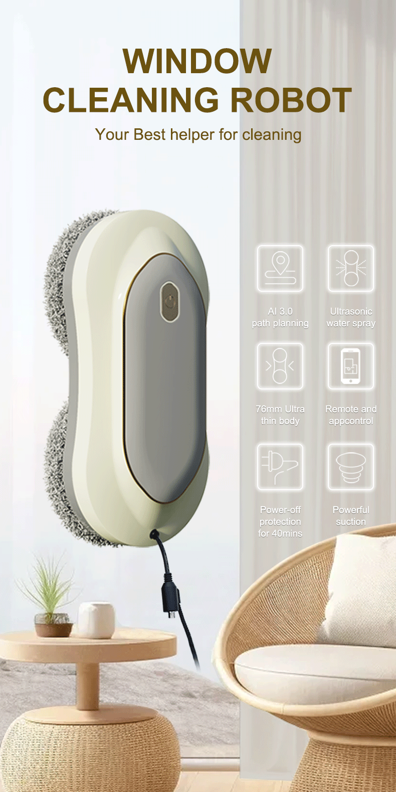 Saubere Fenster, grüner Planet: Das umweltfreundliche Argument für die Roboterreinigung