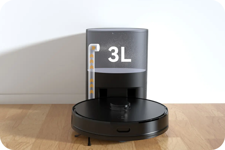 Laserroboter-Staubsauger H50 mit automatischer Schmutzentsorgungsbasis