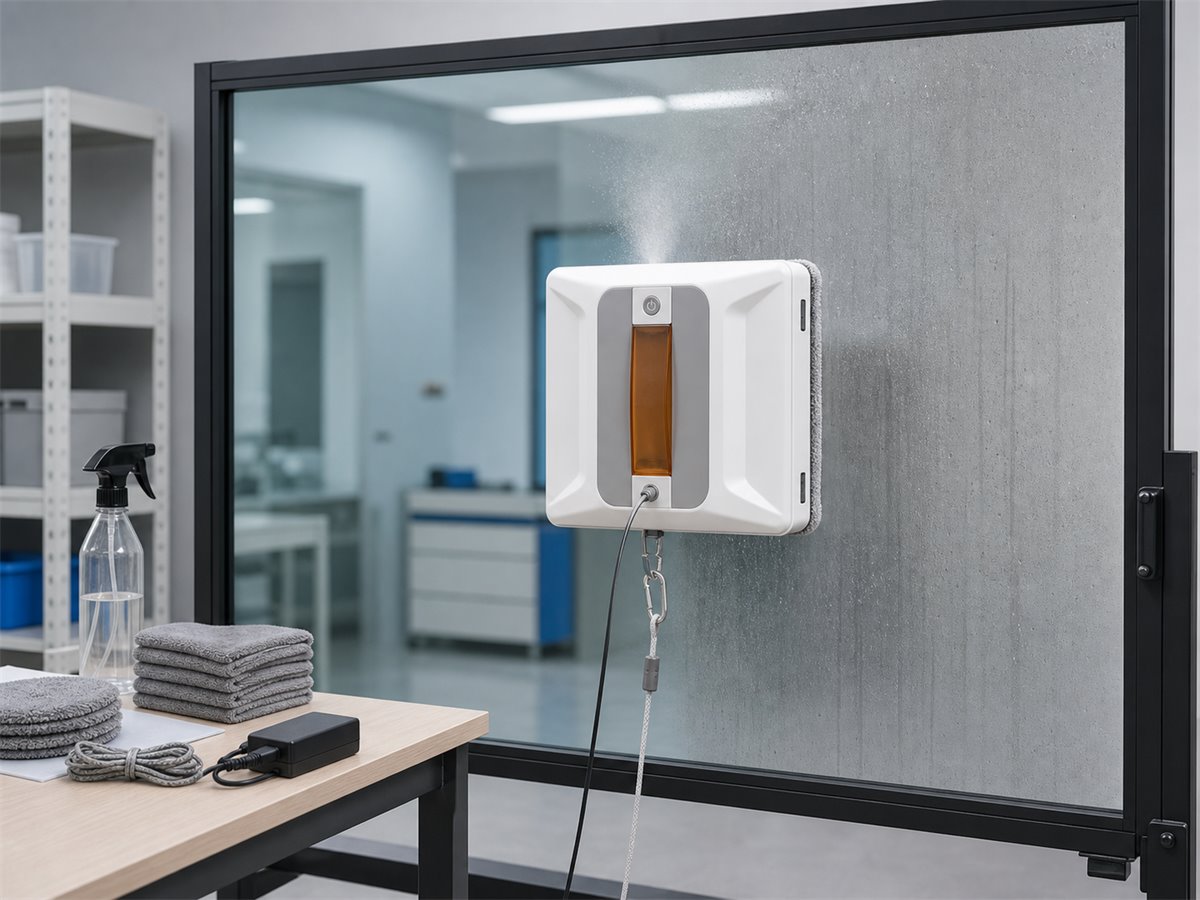 Wie funktionieren Fensterputzroboter?