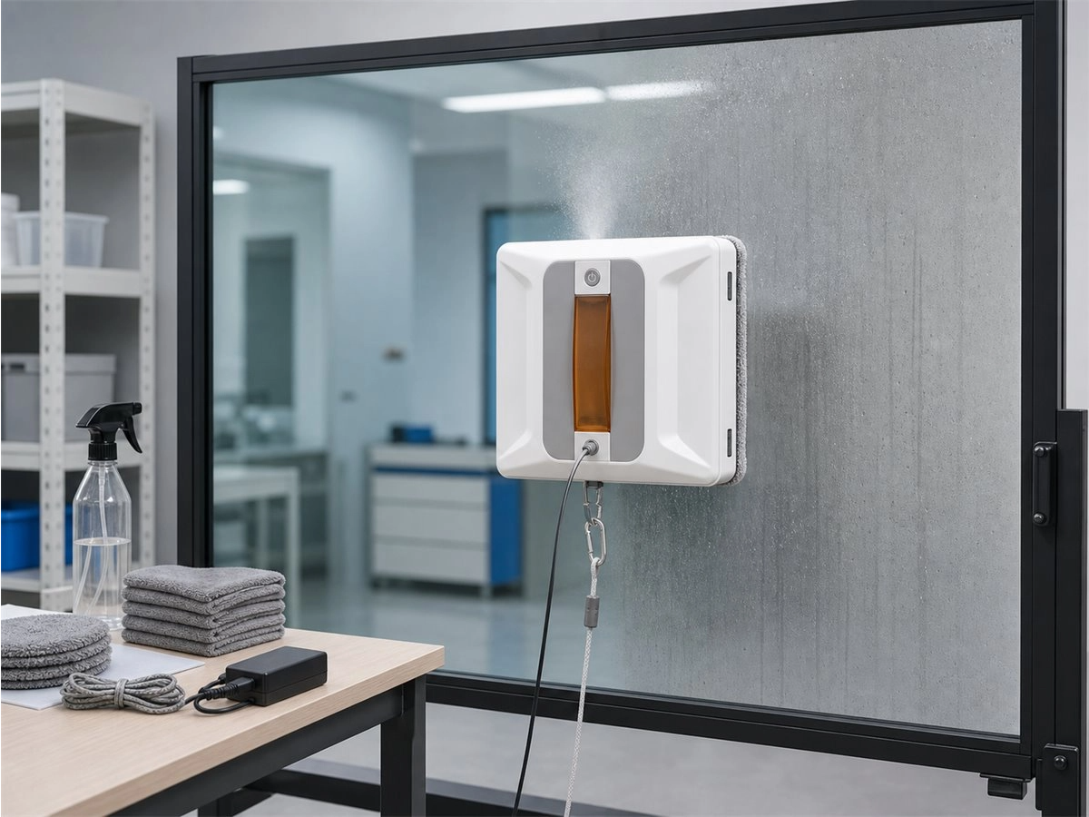 Wie funktionieren Fensterputzroboter?